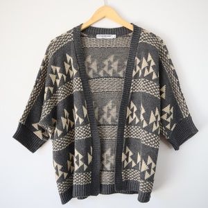 Cotton Emporium Aztec Print Cardigan - image 1